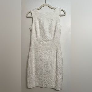 White knee length dress I wore once for my rehearsal dinner. Bought in 2015.
